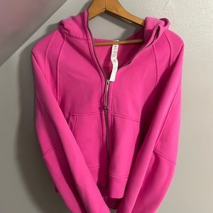 lululemon pink scuba zip up